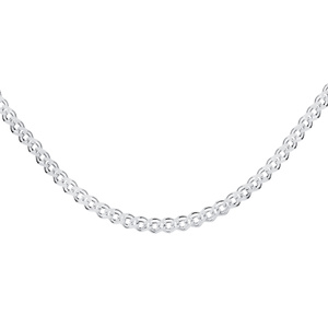 Silver (925) Nonna diamond-cut chain  Ø 045