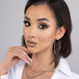 Silver (925) earrings hoop