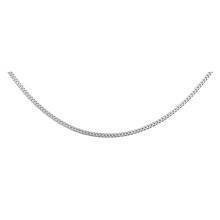 Silver (925) diamond-cut curb chain - curb Ø 044