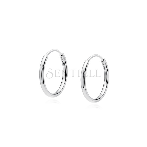 Silver (925) earrings hoop