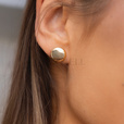 Silver (925) gold-plated earrings
