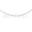 Silver (925) diamond-cut chain - curb extra flat Ø 050