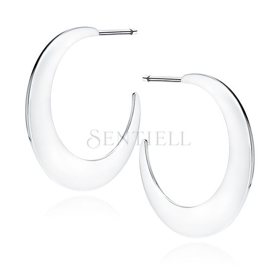 Silver (925) earrings - crescents