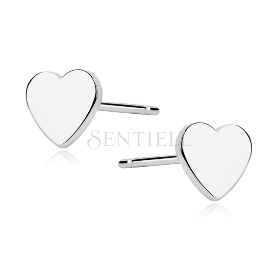 Silver (925) earrings - hearts