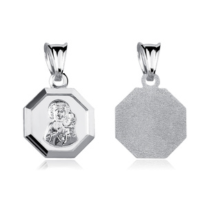 Colgante de Plata de ley 925 Virgen María / Virgen Negra