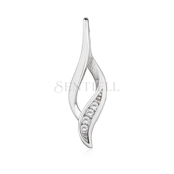 Silver (925) pendant with zirconia