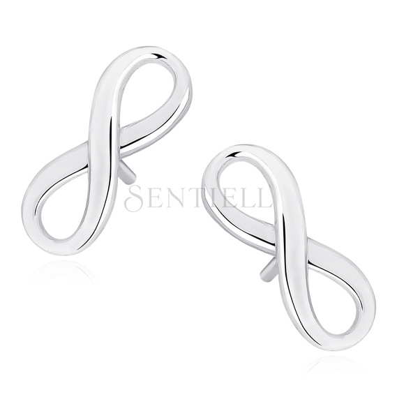 Silver (925) earrings Infinity