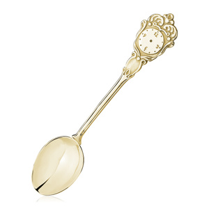 Silver (925) gold-plated Christening spoon for baby