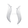 Silver (925) earrings satin