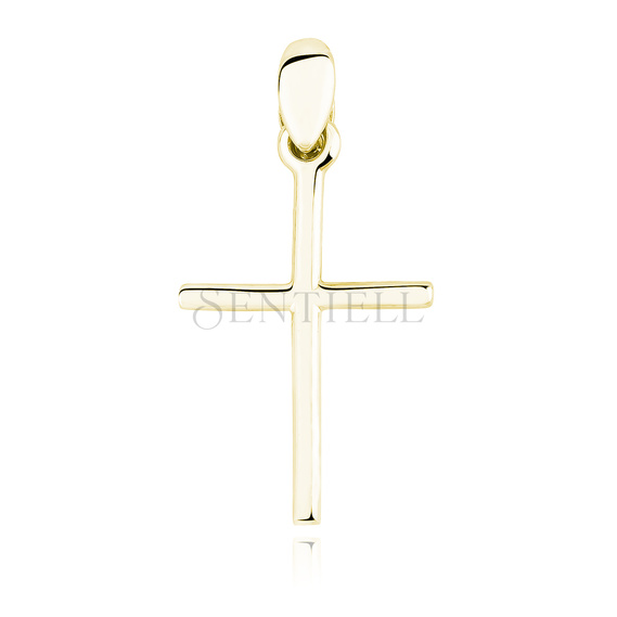 Silver (925) gold-plated pendant cross