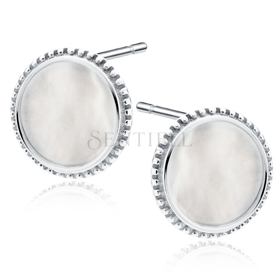 Silver (925) earrings with Nacre