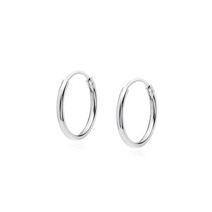 Silver (925) earrings hoop