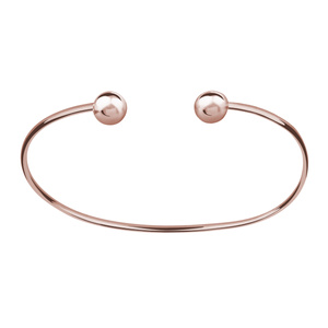 Silver (925) bracelet, rose gold-plated