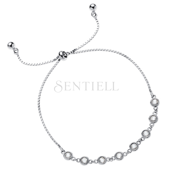 Silver (925) bracelet with slider