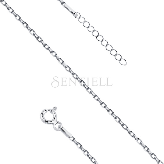 Silver (925) bracelet diamond cut anchor 