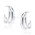 Silver (925) double earrings - circles