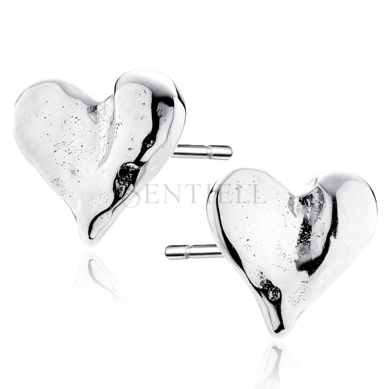 Silver (925) earrings - heart