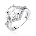 Silver (925) ring with zirconia