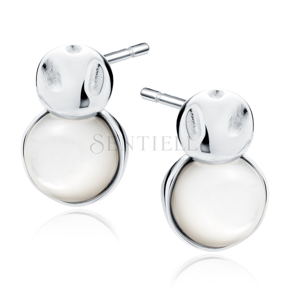 Silver (925) earrings with Nacre