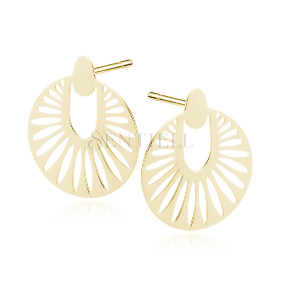 Silver (925) gold-plated earrings