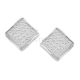 Silver (925) elegant earrings with zirconia