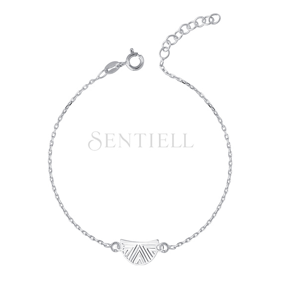 Silver (925) bracelet with open-work pendant