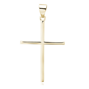 Silver (925) gold-plated pendant cross