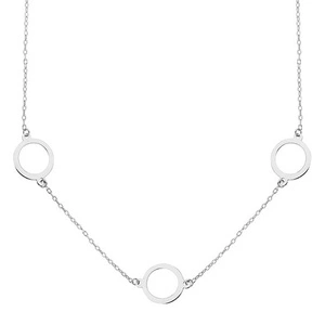 Silver (925) necklace - three circles