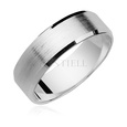 Silver (925) wedding ring, satin