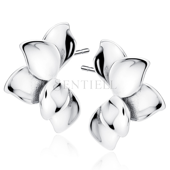 Pendientes de Plata de ley 925 - hojas