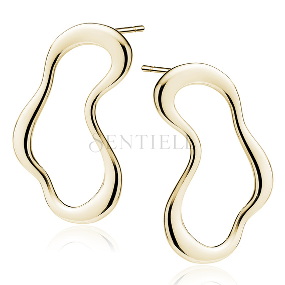 Silver (925) gold-plated earrings