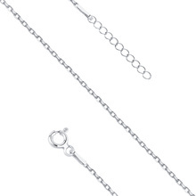 Silver (925) bracelet diamond cut anchor