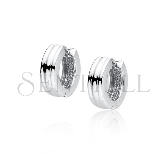 Silver (925) earrings hoop