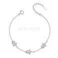 Silver (925) bracelet with stars