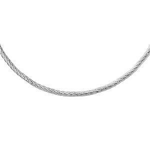 Silver (925) chain rhodium-plated