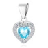 White || Aquamarine