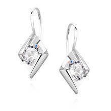 Silver (925) Earrings white zirconia