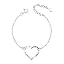 Silver (925) bracelet heart