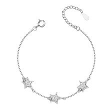 Silver (925) bracelet with stars