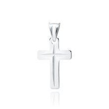 Silver (925) diamond cut pendant cross