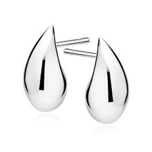 Silver (925) drop-shaped earrings - 18mm