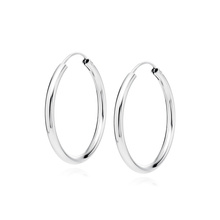 Silver (925) earrings hoop