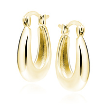 Silver (925) gold-plated earrings