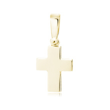 Silver (925) gold-plated pendant cross