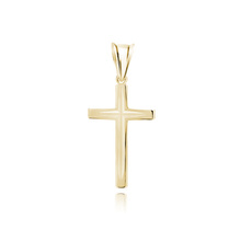 Silver (925) gold-plated pendant cross