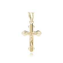 Silver (925) gold-plated pendant cross