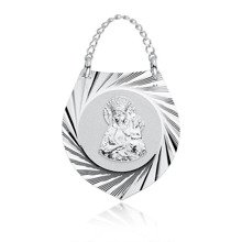 Silver (925) pendant Mary gorget