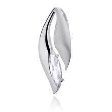 Silver (925) pendant Zirconia tear