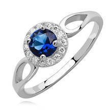 Silver (925) ring with sapphire zirconia