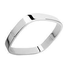 Silver (925) square bangle